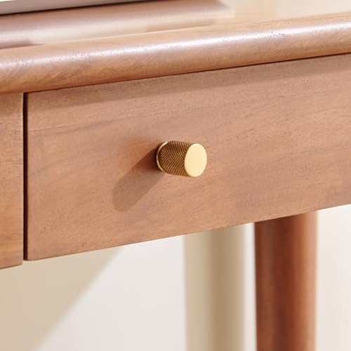 Image of Home Centre | Amanda Acacia Wood Study Desk with Drawer | Solid Wood | Brown | 1 Year Warranty