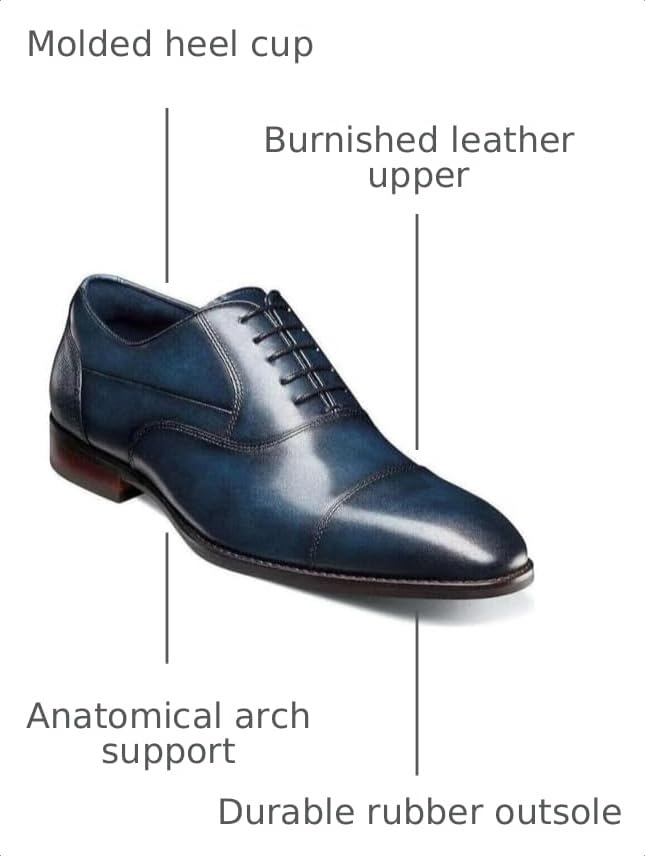 Image of Stacy Adams Kallum Cap Toe Oxford