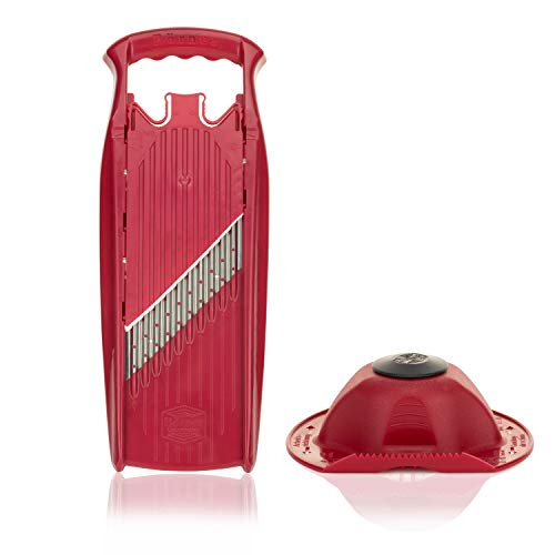 Gemüseschneider Welle-Waffel Powerline - BPA frei Wellenschneider Waffelschneider Gemüseschneider Gemüsehobel mit Fruchthalter