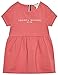 Tommy Hilfiger Unisex Baby Essential Dress S/S Kleid, Deep Watermelon, 9 Month