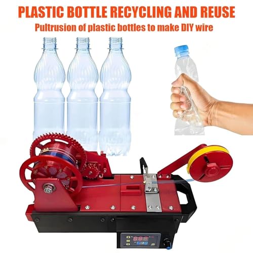 Machine à Filament en Pet recyclé, extrudeuse à Filament d'imprimante 3D - Convertit Les Bouteilles en Plastique en Filament pour la Maison, Le Bricolage et Les Petits Studios