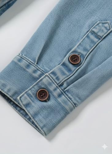 Image of Lymio Shirt for Men | Cotton Denim Shirt for Men | Regular Fit Stylish Long Sleeve Shirts (LMS-44-45)