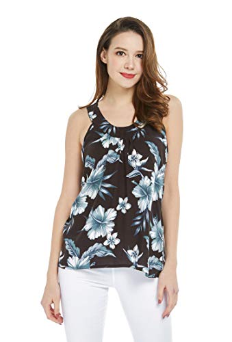 Image of Hawaii Hangover Family Matching Hawaiian Clothes, Midnight Bloom | Family matching Hawaiian outfits, Midnight Bloom, lightweight rayon, machine washable, tropical floral print, luaus, cruises