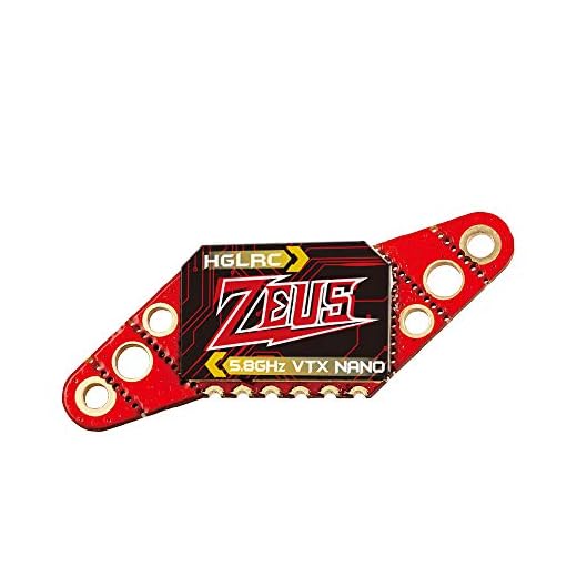 HGLRC Zeus350mW VTX M2 M3 16x16 20x20 25.5x25.5 5.8GHz Built-in Microphone Switchable FPV Transmitter VTX Betaflight for FPV Racing Drone Quad (SMA)