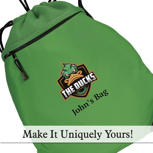 Custom Cinch Pack – Upload Your Design & Text | Personalized Drawstring Backpack for Hiking, Gym & Daily Use3