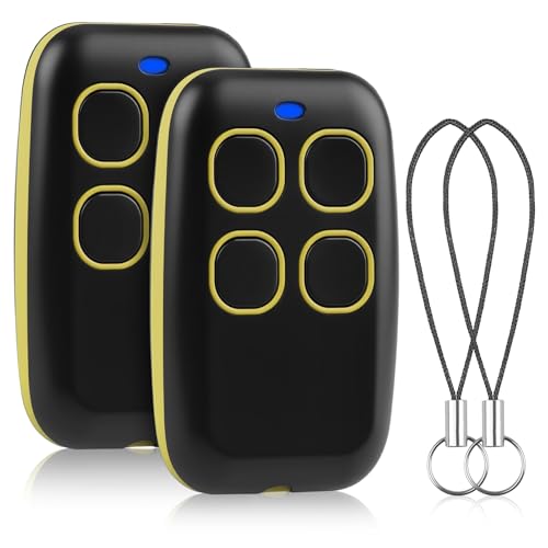 2PCS Télécommande Universelle Portail Garage 280–868 MHz, Télécommande Garage 4 en 1 Multifréquence Rolling Code, Compatible Came TOP432EE TOP432EV NA,...