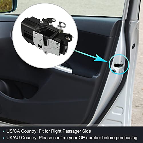 Image of X AUTOHAUX Power Door Lock Actuator Motor Front Left Driver Side for Chevrolet Tahoe 2007-2009 for Silverado Sierra 1500 2007-2009 25876385 25876386