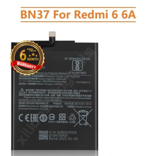 Image of BN37 Battery for Redmi 6 6A / BN37 Battery with 6 Month Warranty ** (B254)