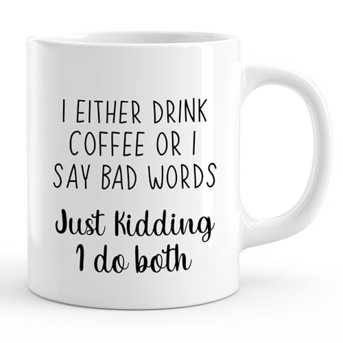 WFSM ʔȃ}OJbvAFunny I Either Drink Coffee or I Say Bad Words Z~bN}OAR[q[DƂւ̃[XȃMtgAJtFCDƁAȑl̃[AeB[}OA11IX