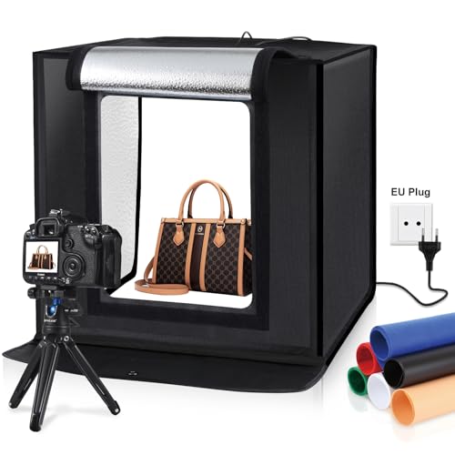 PULUZ Photobox, Caja de luz de 40cm Carpa de luz para fotografía, iluminación Profesional Plegable...