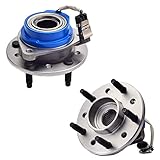 (Pair)DRIVESTAR 513137 Front Wheel Hub and Bearing Assembly for 04-05 for Chevy Classic, 97-03 Malibu, 99-04 for Oldsmobile Alero, 97-99 Cutlass, 99-05 for Pontiac Grand Am, 5 Lug w/ABS 3 Bolt Flange