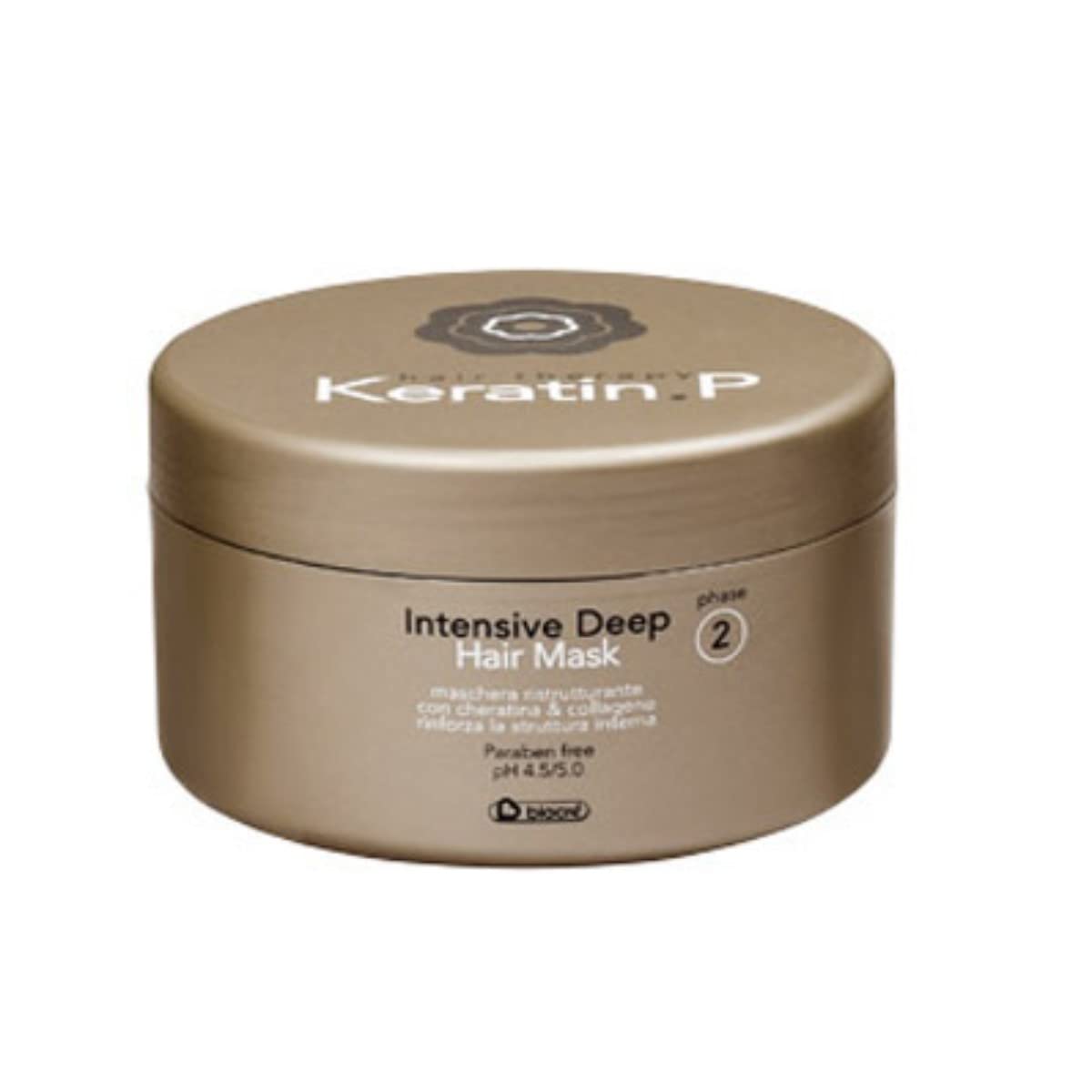 Kit Set completo trattamento capelli ristrutturante Keratin P Biacre' Shampoo + Maschera + Lozione spray