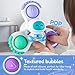 ALASOU 3PCS Pop Suction Cup Spinner Sensory Airplane Travel Toys for 1 Year Old Boy Girl Infant Toddlers|Novelty Spinning Tops 12 18 Months|1 2 Year Old Boy Birthday Gift|Baby Bath Toy Kids Ages 1-3