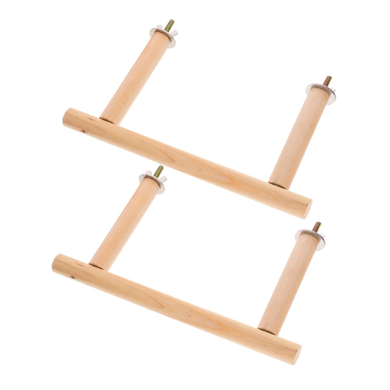VANZACK 6pièces Perchoir pour Oiseaux Naturel Support pour Perruches Et Perroquets Accessoire De Cage à Oiseaux