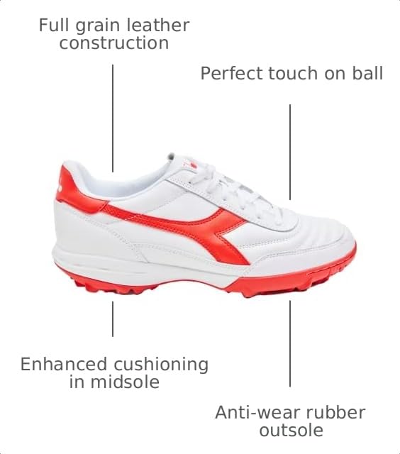 Image of Diadora Mens Calcetto Ii Lightweight Turf Soccer Cleats
