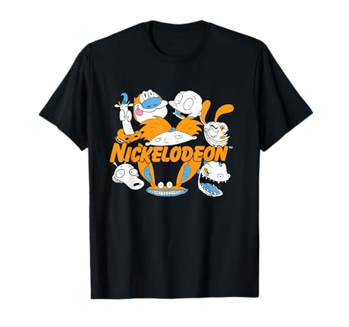 T-shirt Nickelodeon avec têtes de personnages pour vos sorties geek