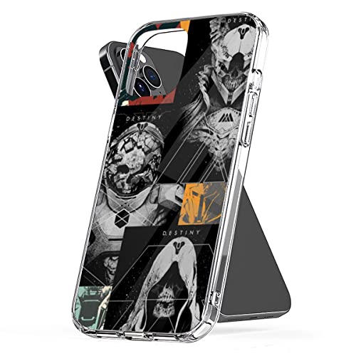 Case Phone Compatible With Samsung Iphone Destiny 14 11 Collage 8 7 X Xr 12 Pro Max Se 2020 13 Scratch Waterproof Accessories Transparent #TOP10