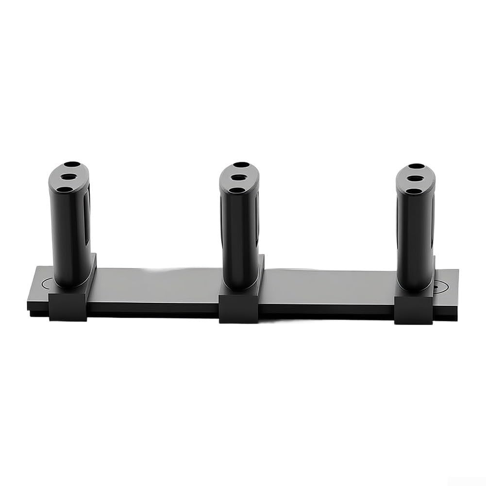 para soporte Suelo Puerta Granero Ajustable Sin Ranura para fácil(black)