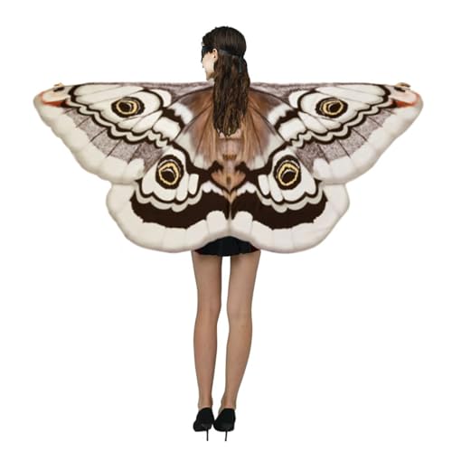 Ypser Halloween Party Wings Shawl for Women Fairy Ladies Costume Cape