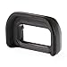 FocusFoto Eyecup Viewfinder Eyepiece Replace for FDA-EP17 Eye Cup fit for Sony Alpha A6500 A6400 ILCE-6500 ILCE-6400 Mirrorless Camera Body Black