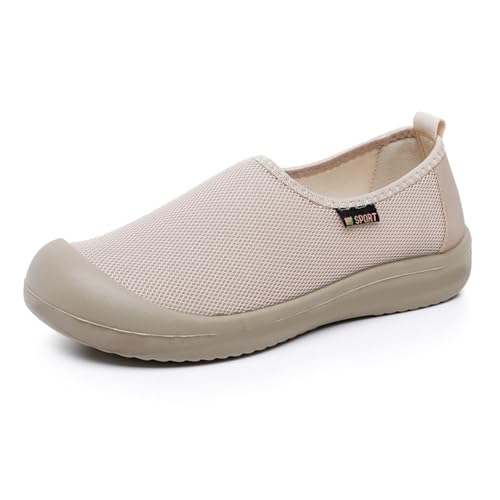 Shoes for Women with Soft Soles, Anti Slip and Breathable, Lightweight and Easy to wear. Lazy Shoes are Fashionable, Casual, mesh, Solid Color, Comfortable, and Suitable for Mothers