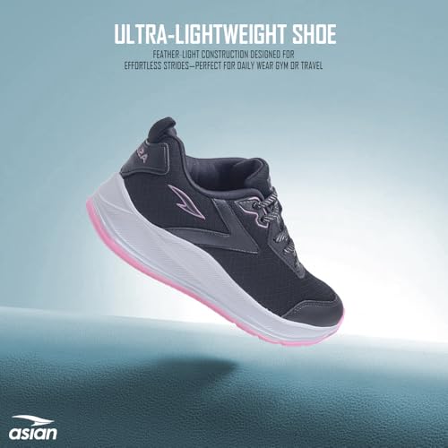 Image of ASIAN Mercury-21 Women's Running Shoes | Lightweight Shoes with EVA Sole, Breathable Knit Comfort, Stylish Casual Running, Walking & Sports Shoes for Girls