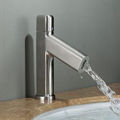 Robinet de lavabo de salle de bain mitigeur eau chaude et froide