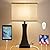 Table Lamp for Bedroom 3-Way Dimmable Touch Control Bedside Lamp with USB A+C Port and 1 AC Outlet OYedis 21.6inch Tall Nightstand Lamp for Living Room Office and Hotel Bulb Included