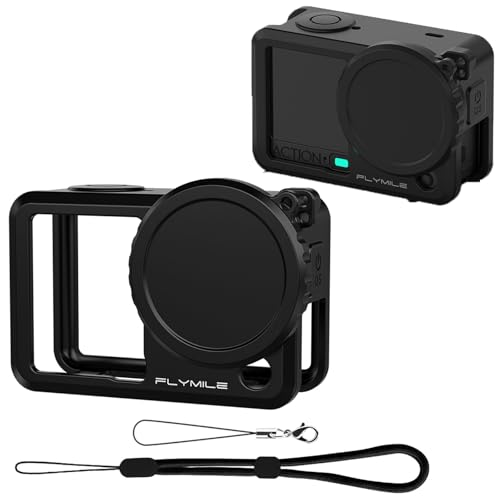 Taoricup DJI Osmo Action 6 Ή یP[X VRP[X یJo[ YLbv DJI Osmo Action 6 Ή ANVJ VRX[u ANZT[ VF (Black)