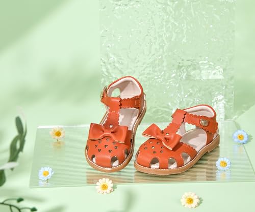Image of GINFIVE Toddler Girls Sandals Girls Toddler Sandals Little Girls Kids Shoes