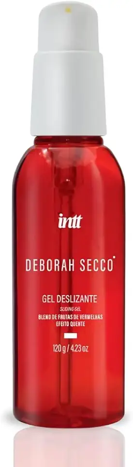 Gel Deslizante Deborah Secco 120g Efeito Quente com Ácido Hialurônico Aloe Vera D-Pantenol