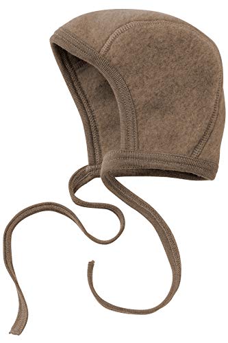 ENGEL 100% Merino Wool Fleece hat Baby Infant Newborn Bonnet 57 5550 (62/68, Walnut)