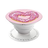 PopSockets: Collapsible Grip & Stand for Phones and Tablets - Strawberry Heart Donut