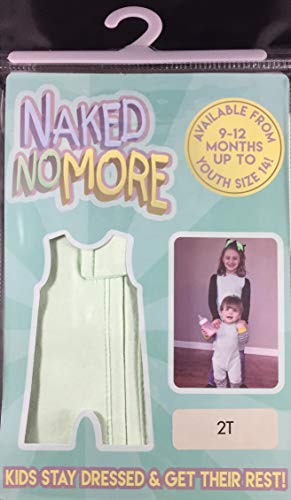 Naked No More®One Piece Romper Back Zipper Bodysuit Pajamas Escape Proof Adaptive Clothing (Mom's Choice Award Winner)2