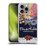 Head Case Designs 公式ライセンス Frida Kahlo Blooms レッド フローラル ソフトジェルケース Apple iPhone 16 Pro Max対応