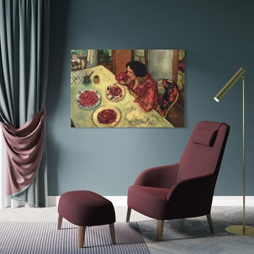 Impression Marc Chagall Fraises 60 x 90 cm en toile premium - 4