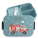 INDIVIDUELLES DESIGN: Individuell gestaltete Geschenke sind besonders zum Thema Feuerwehr sehr beliebt. Zum Thema Feuerwehr kannst du dieses niedliche Design mit Hund und Feuerwehrauto genau deinen Wünschen anpassen. Mach jetzt deinem Nachwuchs eine große Freude mit diesem süßen Motiv mit eigener Personalisierung!