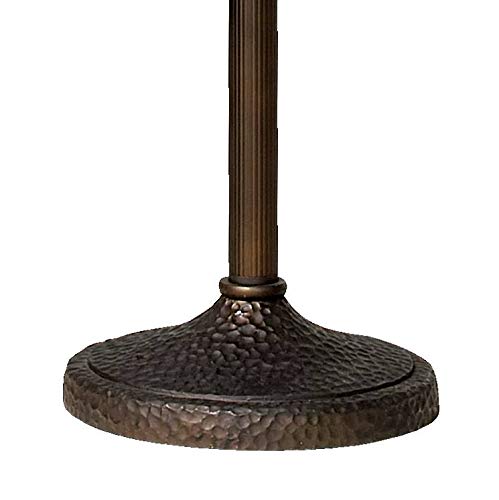 Franklin Iron Works 05-2074-20(#15314C301/BLG) Rustic Farmhouse Mission Torchiere Floor Lamp 71 1/2 Inch Tall Roman Bronze 3-Light Frosted Champagne Amber Glass Shade thumb #4