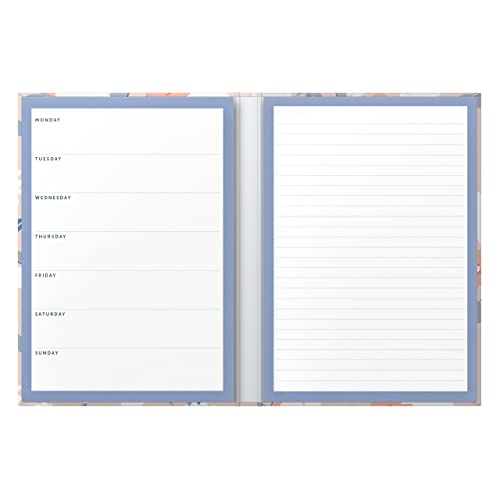 Busy B Week Planner & Lists - A5 undated 52 page weekly planner with tear-off lists - Pink Daisy, Floral - Image 4
