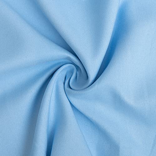 Image of NTBAY 2 Pack Toddler Pillows with Pillowcases, Soft Cotton Down Alternative 13x18 with Microfiber Zippered Pillowcases for Sleeping in Crib Bed - Machine Washable - Breathable Travel Pillow, Sky Blue