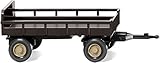 Maßstab: Spur H0 (1:87) Wiking 086903 Landwirtschaftlicher Anhänger - braun (1:87)