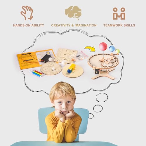 STEM Science Kits for Kids Age 8-10 8-12, Wood Building Crafts Kits for Boy - Image 5