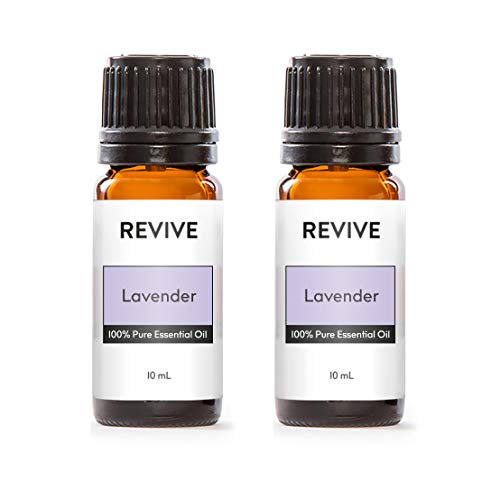 Lavender Essential Oil by Revive Essential Oils 2 Pack - REVIVEEO - 100% Pure Therapeutic Grade, for Diffuser, Humidifier, Massage, Aromatherapy, Skin & Hair Care, Unrefined Oils with No Fillers