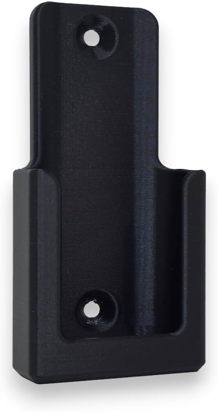 Fan Remote Holder Wall Mount Bracket for Artika Austin Edwin Ceiling Fan - Remote Not Included (1 PK Black)