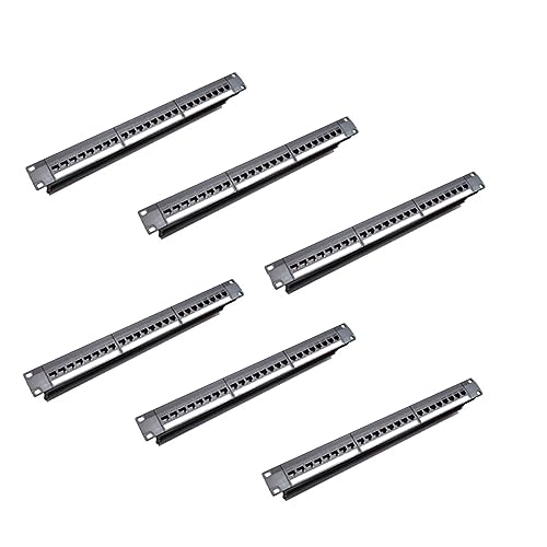 Panneau de Brassage CAT6 Evite l'Encombrement Rack 19 Pouces 1U