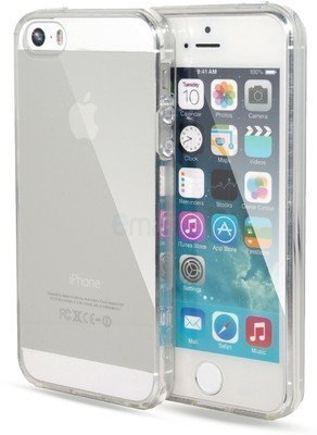 Image of Dashmesh Shopping Ultra Thin 0.3mm TPU Transparent Clear Silicone Jelly Soft case Back Cover for Apple iPhone 5 5s