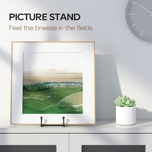 Image of 3 Pack 8 Inch Plate Stands for Display - Decorative Book Stand for Picture