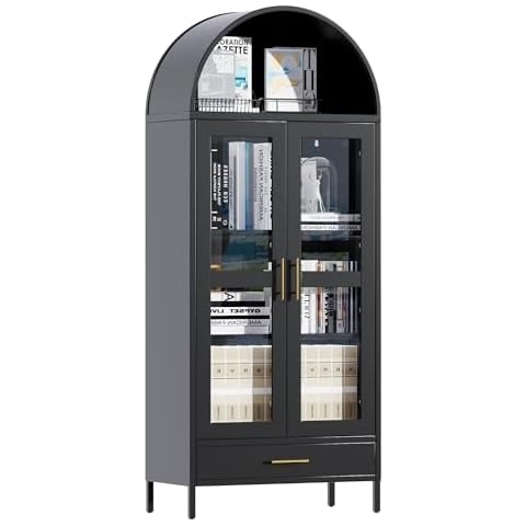 Vitrine SUPEER en métal noir Cover
