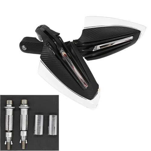 Protège-mains moto carbone 22mm idéal sorties tout-terrain