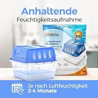 Idelia® 10x Luftentfeuchter Granulat 400g (Sparvorteils 10er Set Luftentfeuchter Nachfüllpack's) I Entfeuchter Nachfüllpack (Schimmel- und Geruchsschutz) – Ansicht 5